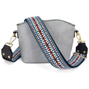 LIFEMATE Bolsa Feminina de Ombro, Cinza