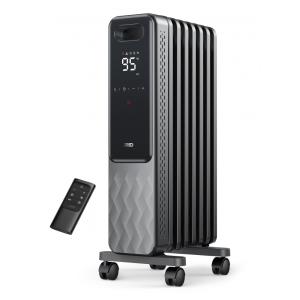 Aquecedor Elétrico para Salas Grandes com Controle Remoto, Trava para Crianças, 4 Modos e Proteção Contra Superaquecimento, 110V 1500W