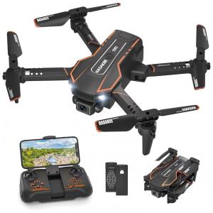 Mini Drone com Câmera HD Controle Remoto, 2 Baterias, AVIALOGIC, Preto