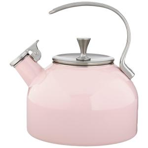 Chaleira de Chá 2.5L com Apito, Aço Inoxidável, KATE SPADE NEW YORK 880192, Rosa