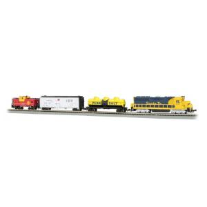 Conjunto de Trem Trenzinho Elétrico Escala 1160, BACHMANN TRAINS 24013, Amarelo