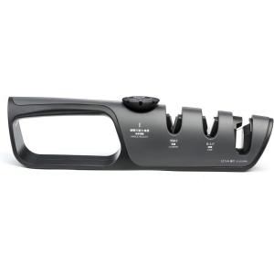 Afiador Elétrico Profissional para Facas com Botão de Ajuste, 110v, MITSUMOTO SAKARI, Cinza