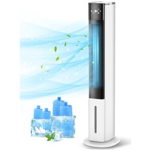 Climatizador de Ar Portátil de Mesa, Capacidade 5L, 3 Velocidades, LIFEPLUS WTF 008, Branco