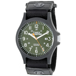 Relógio Masculino Analógico com Alça Ajustável, Timex TW4B00100, Preto e Verde