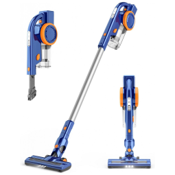 Aspirador de Pó sem Fio 6 em 1 Potente até 50 Min de Ação, 110v, ORFELD EV679, Azul