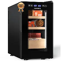 Umidor Elétrico NEEDONE 23L Pro 1S Preto Controle Inteligente 150 Charutos 240V