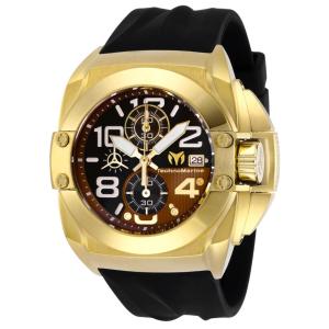 Relógio Masculino TechnoMarine Reef, Invicta TM518005, Preto e Dourado