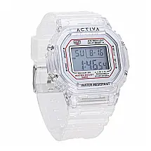 Relógio Digital Masculino Activa Retro X Invicta 44,5mm Transparente ACW424005