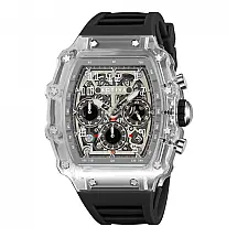 Relógio Masculino Invicta Activa X com Mostrador Esqueleto 44,3mm, Preto ACW2305005