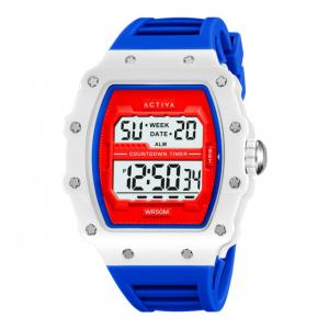 Relógio Digital Masculino Invicta Activa X 44,3mm, Azul ACW2296005