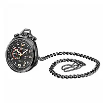 Relógio de Bolso Masculino Stuhrling Torero 990 Quartzo 48mm com Cronógrafo, Preto