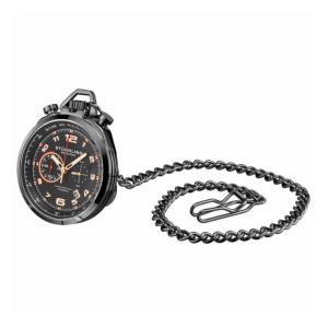 Relógio de Bolso Masculino Stuhrling Torero 990 Quartzo 48mm com Cronógrafo, Preto