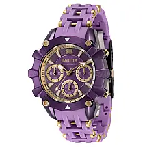 Relgio feminino Sea Spider 38 mm. Ouro. Roxo 42205