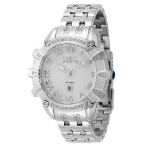 Relgio feminino Angel 0,16 quilates com diamante e mostrador em madreprola - 38 mm. Ao 42305