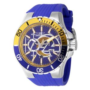 Relógio Invicta NFL Los Angeles Rams Masculino - 50mm, Azul (ZG-45405)