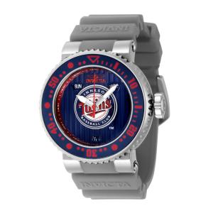 Relgio unissex MLB Minnesota Twins - 40 mm. Cinza Claro 42605