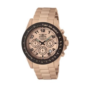 Relógio Masculino de Quartzo Speedway, Invicta 10705, Ouro Rosa