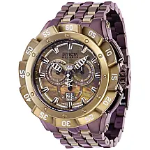 Relgio masculino Ripsaw Swiss Ronda 5050.C calibre com mostrador em madreprola - 54 mm. Marrom. Cqui 38805
