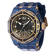 Relógio Masculino Reserve Carbon Hawk, Invicta 38905, Azul e Bege