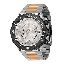Relgio Masculino Aviador - 50mm. Ao. Ouro Rosa 39905