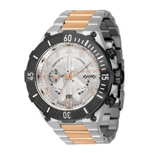 Relgio Masculino Aviador - 50mm. Ao. Ouro Rosa 39905