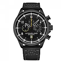 Relógio Masculino Stuhrling Aviador 929 Quartzo 45mm, Preto