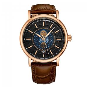 Relógio Masculino Stuhrling Dueto 899 Quartzo 42mm, Marrom