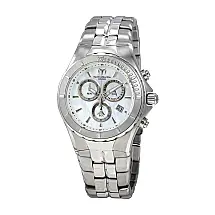 Relógio Feminino TechnoMarine Sea Pearl com Mostrador Madrepérola, Invicta TM715015, Prata