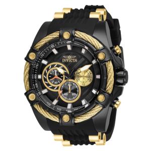 Relgio Masculino Bolt - 52mm. Ouro. Preto 28015