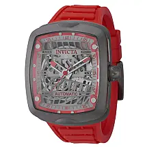 Relógio Masculino S1 Rally Diablo Solid Titanium Automático - 44mm. Vermelho 44215
