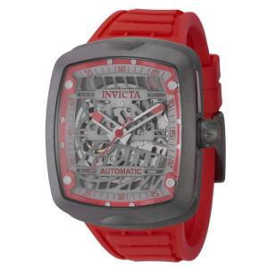 Relógio Masculino S1 Rally Diablo Solid Titanium Automático - 44mm. Vermelho 44215