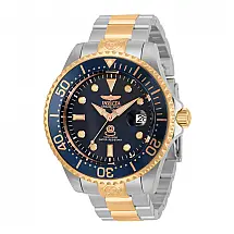 Relgio Masculino Automtico Invicta - 47mm em Ao e Ouro Rosa 33315