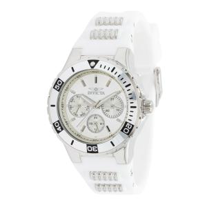 Relógio Feminino de Quartzo Aviator, Invicta 37315, Branco e Preto