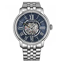 Relógio Automático Atrium 4031 com mostrador Azul 42mm - Prata, Stuhrling.