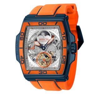 Relógio masculino Invicta Reserve S1 Rally Diablo automático 51,, azul, laranja 43415