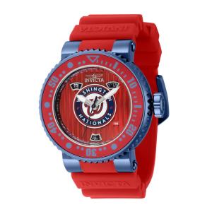 Relgio Invicta MLB Washington Nationals Unissex - 40mm Vermelho 42615: um acessrio esportivo de alta qualidade.