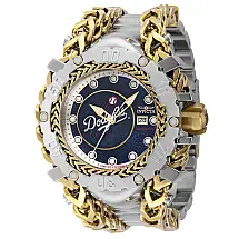 Relgio masculino automtico MLB Los Angeles Dodgers - 58,3 mm. Ao. Ouro 41915