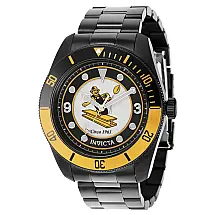 Relgio Masculino NFL Pittsburgh Steelers - 47mm Preto, por Invicta: um acessrio de estilo para torcedores apaixonados.