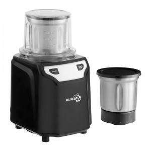 Triturador de Especiarias Comercial AvaMix SG2B15 2 Tigelas 355 ml Preto/Prata 120V