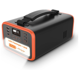 NECESPOW Gerador de Energia Solar Portátil 322Wh, 100800mAh 320WPico 600W 3 Saídas USB