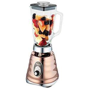 Oster Liquidificador de Bancada Profissional 1.2L 3 Velocidades, 600W, 110v, CKITZE 4128, Dourado