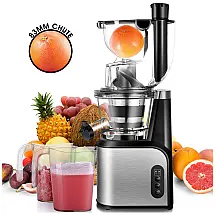 Espremedor Moedor Frutas Legumes Suco 83mm 60RPM, 110v, CUSIBOX, Prateado