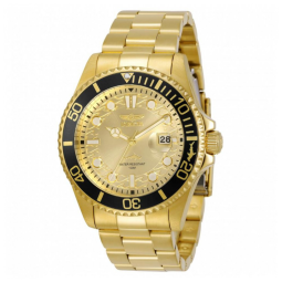 Relógio Masculino Invicta Pro Diver 43mm, Dourado 30025