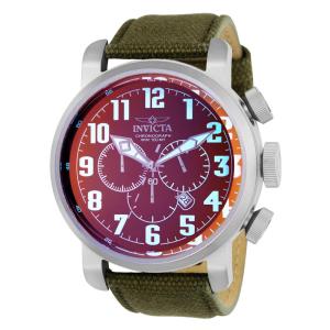 Relógio Aviador Masculino - 52mm. Verde 24025