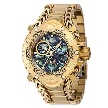 Relgio feminino gladiador com mostrador Abalone - 43,2 mm. Ouro 41125
