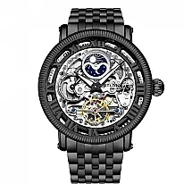 Relógio Masculino Stuhrling 3922.5 Automático 48mm, Preto