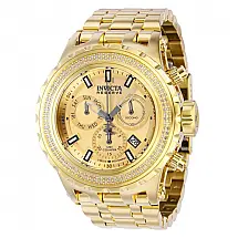 Relógio Masculino com Diamante de 0,71 Quilates Invicta Reserve Speciality Subaqua, Ouro 37325