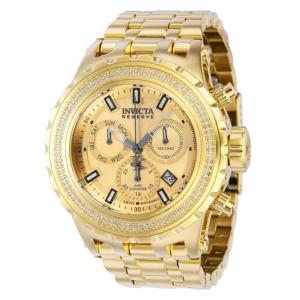 Relógio Masculino com Diamante de 0,71 Quilates Invicta Reserve Speciality Subaqua, Ouro 37325