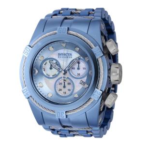 Relógio Masculino Reserve Bolt Zeus com Mostrador Madrepérola, Invicta 39325, Azul Claro