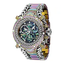 Relgio feminino Gladiador de diamante de 1,08 quilates com mostrador Abalone - 43,2 mm. Ao. Iridescente 41425